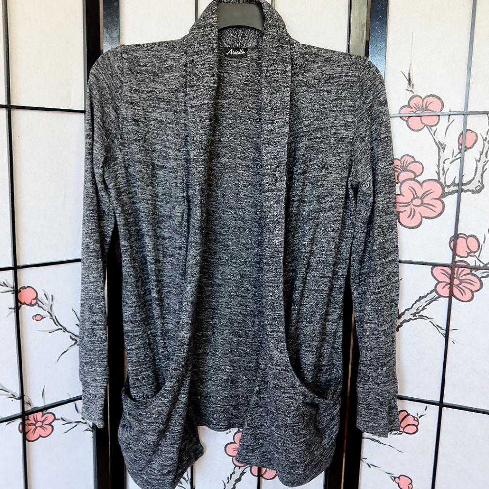 Ariella Women's Gray Cardigan Size Large